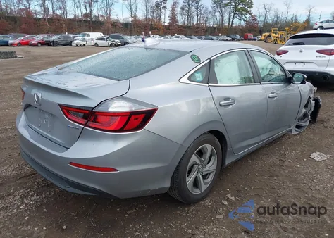 2019 Honda Insight Ex z USA, uszkodzony, nr VIN 19XZE4F53KE011104